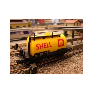 Wagon citerne 2 essieux Shell SNCF Epoque 4