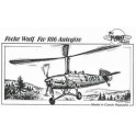 Maquette Focke Wulf 186 Autogire