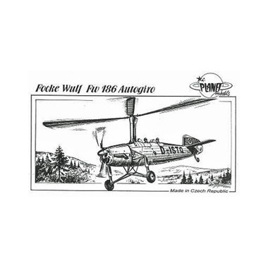 Maquette Focke Wulf 186 Autogire