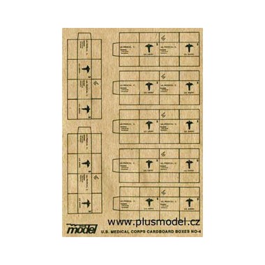 Boîtes carton de corps médical U.S. 