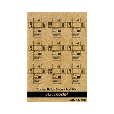 Cartons de rations de combat d'après-guerre U.S.  