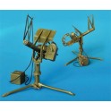Maquette U.S. Machine gun cal .50 Anti-aircraft, 2eme GM