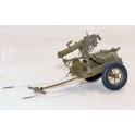 Maquette U.S. handcart M3A1 with Browning 0,3, 2eme GM