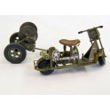 Maquette U.S. Airborne scooter with reel, 2ème GM 