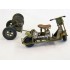 Maquette U.S. Airborne scooter with reel, 2ème GM 