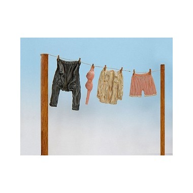 Linge étendu