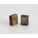 Maquette Emetteur radio allemand avec batterie, 2ème GM