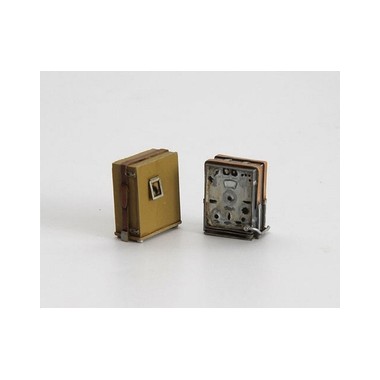 Maquette Emetteur radio allemand avec batterie, 2ème GM