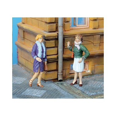 Figurines maquettes Au coin de la rue