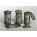 Poubelles métalliques