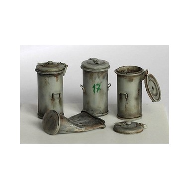 Poubelles métalliques