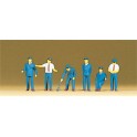 Figurines Employés de chemin de Fer japonais
