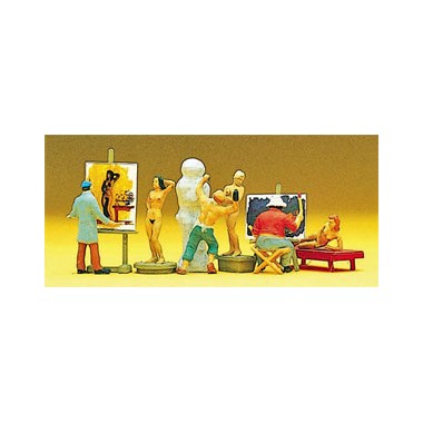 Figurines Peintres, sculpteur et modèles