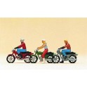 Figurines Jeunes motocyclistes