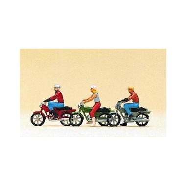 Figurines Jeunes motocyclistes