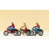 Figurines Jeunes motocyclistes