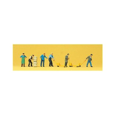 Figurines Livreurs avec chariots