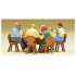 Figurines Repas en Famille 