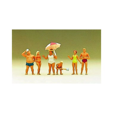 Figurines Famille à la Mer 