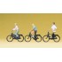Figurines Jeunes cyclistes