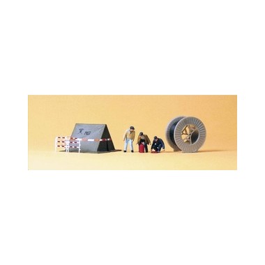 Figurines Ouvriers des télécommunications