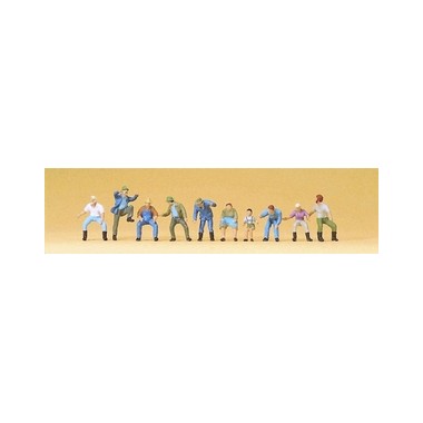 Figurines Passagers pour bus ou train