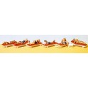 Figurines Bronzette sur canapé