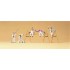 Figurines Peintres en batiment