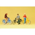 Figurines Cyclistes à l'arrêt
