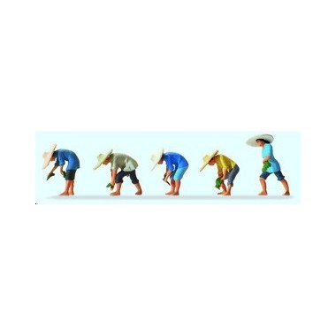Figurines Dans la rizière