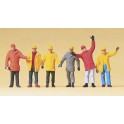 Figurines Ouvriers en vêtements de protection