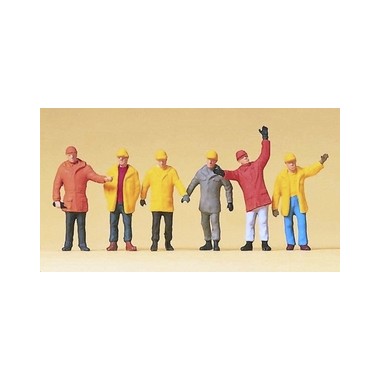 Figurines Ouvriers en vêtements de protection
