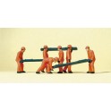 Figurines Ouvriers poseurs de voies