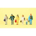 Figurines Voyageurs marchant