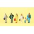 Figurines Voyageurs marchant