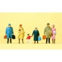Figurines Voyageurs marchant