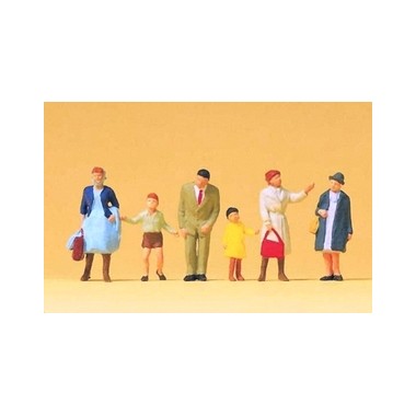 Figurines Passants avec enfants