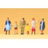 Figurines Passants avec enfants