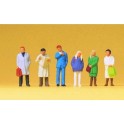 Figurines Voyageurs attendant