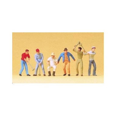 Figurines Ouvriers de chantier