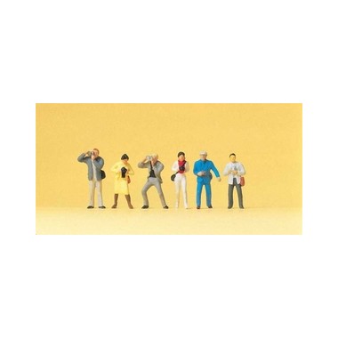Figurines Spectateurs photographiant