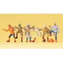 Figurines Randonneurs en montagne
