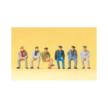 Figurines Ouvriers assis