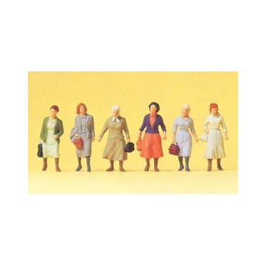 Figurines Ouvrières au retour vers la gare