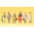 Figurines Ouvrières au retour vers la gare