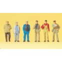 Figurines Ouvriers marchant