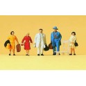 Figurines Voyageurs en gare