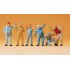 Figurines Chauffeurs debouts