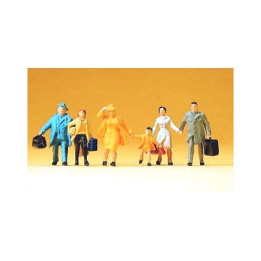 Figurines Voyageurs pressés