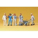 Figurines Ouvriers en batiment